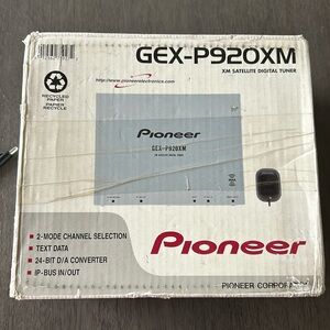PIONEER GEX-P920XM SATELLITE TUNER